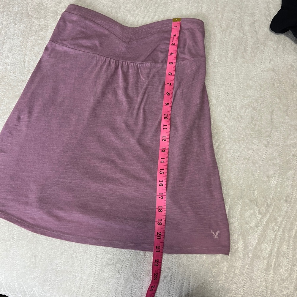 American Eagle Y2K Lilac Purple Strapless Babydoll Tube Top Coquette M - Picture 4 of 6